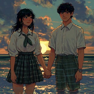 糖心视频恋爱漫画角色樱井凛圆形头像